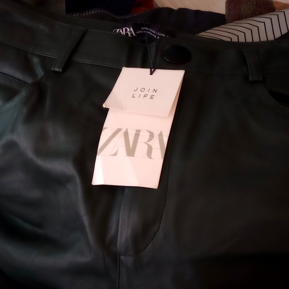 Dress pant like leather pants